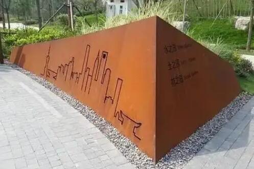仁化耐候钢挡土墙